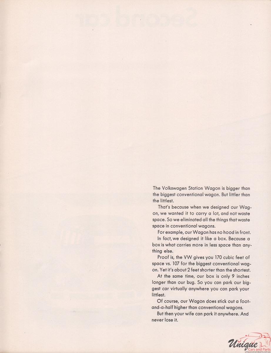 1967 Volkswagen Kombi Bus Brochure Page 8